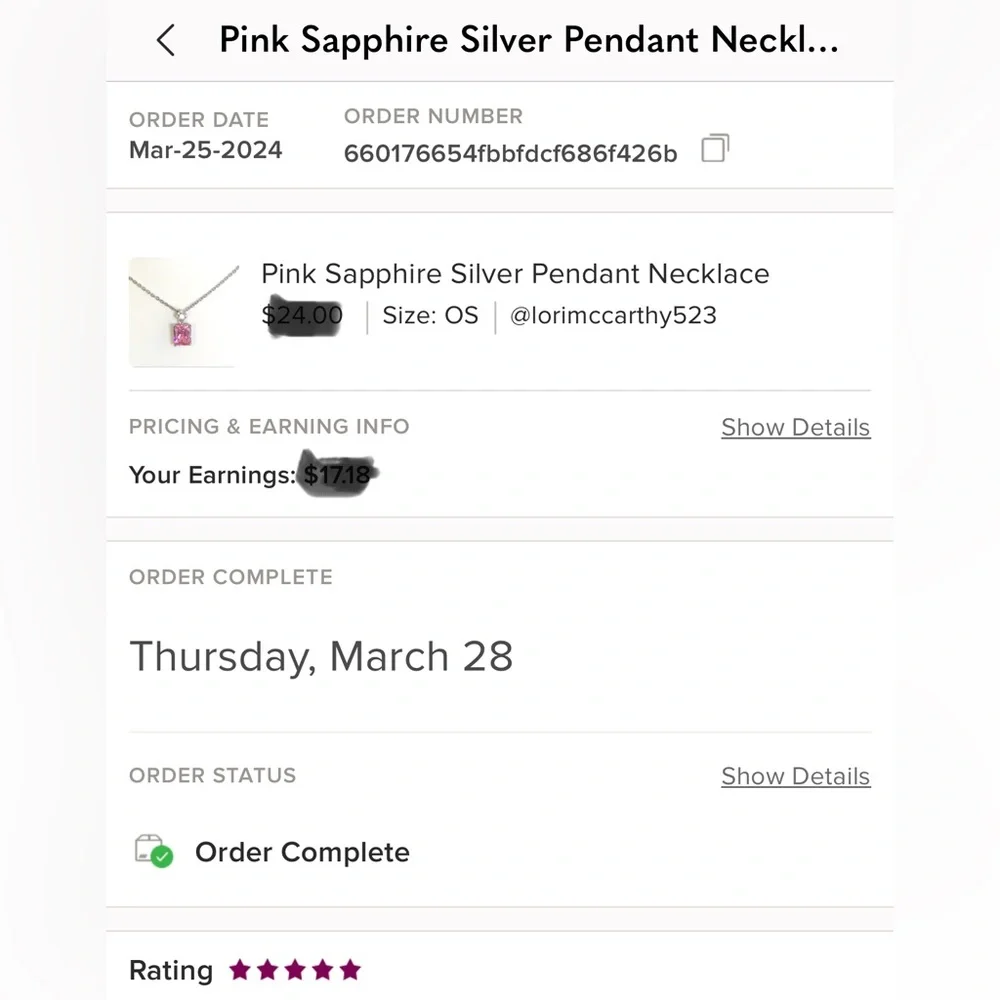 Pink Sapphire Silver CZ Pendant Necklace